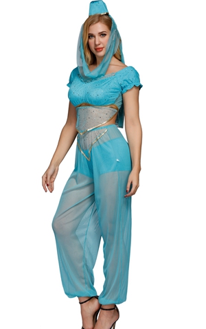 F1229A Genie Rhoda Ковер Сексуальный костюм для взрослых